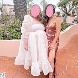 The Peach Skin French Puff - Selkie Dress